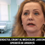 Elena Lasconi operată de urgență. Verdictul dur al medicilor