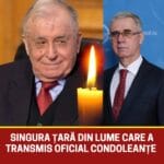 Ultima oră. Singura țară din lume care a transmis condoleanțe familiei lui Ion Iliescu