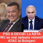 PSD discută rămânerea în Coaliție. Mihai Fifor, atac la premierul Ilie Bolojan