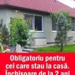 Obligatoriu pentru toți cei care stau la casă. Închisoare de la 3 luni la 2 ani sau amendă de pana la 30.000 lei la 50.000 lei . Ce trebuie sa faci imediat