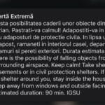 Tulcea: RO-Alert pentru zona de nord a judeţului / Există riscul căderii unor obiecte din spaţiul aerian