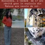 A supraviețuit exploziei din Rahova, dar lupta ei abia începe. Alexandra, 17 ani, are nevoie de ajutor!