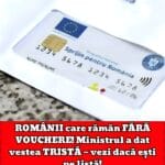 Schimbare majoră în programele AFM: Guvernul redirecționează banii din vouchere către investiții în apă și canalizare