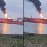 Alertă de ultimă oră! O localitate din România, evacuată după un atac cu drone — o navă a fost lovită în timp ce traversa Dunărea