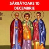 Sărbătoare 10 decembrie. Ce trebuie să faci
