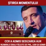 Știrea momentului! CCR a admis sesizarea AUR