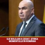 Ilie Bolojan a cedat. Știrea momentului în România