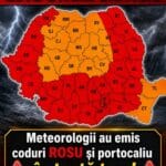 Cod portocaliu și galben emis în toată țara! Ce au anunțat meteorologii