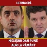 Ultima oră! Nicușor Dan pune AUR la pământ