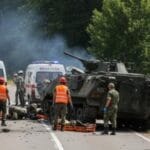 Accident grav cu transportoare blindate Piranha 5. 11 militari români au fost răniți pe DN 1C, în Sălaj
