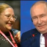 Diana Șoșoacă, discurs în fața lui Vladimir Putin la Sankt Petersburg. Ce mesaj i-a transmis liderului rus