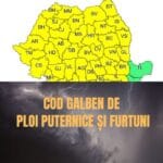 Prognoza meteo ANM pentru miercuri, 8 iulie 2026. Zonele în care sunt așteptate vijelii, ploi și grindină