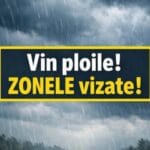 Se schimbă radical vremea în România! Temperaturile scad brusc, iar ploile pun stăpânire pe mai multe regiuni